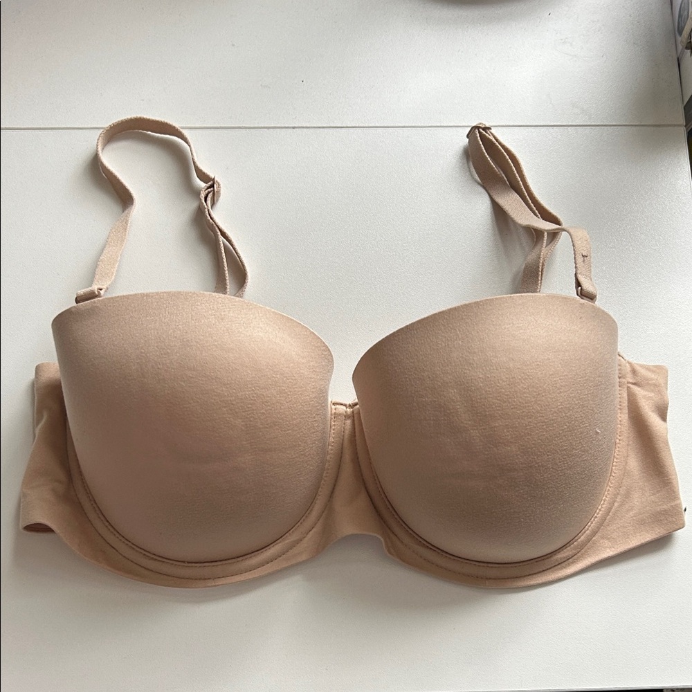Aerie Strapless Bra in Beige